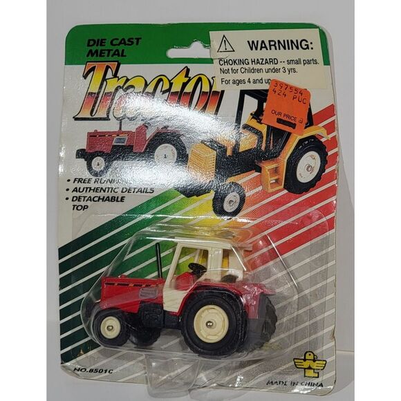 Die Cast Metal Tractor Red No. 8501C - Picture 10 of 16